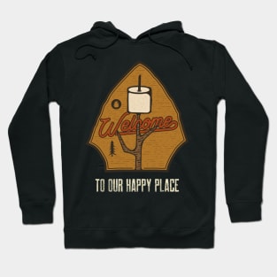 Welcome to our Happy Place Camping Hoodie